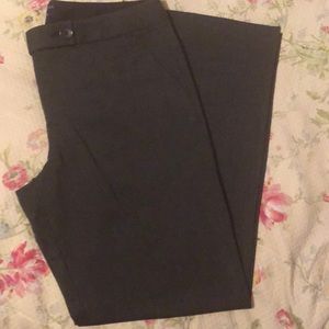 Black/dark gray dress trousers